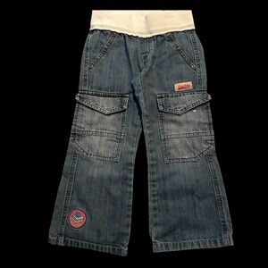 Naartjie Kids Denim Cargo Pants Flare/Baggy